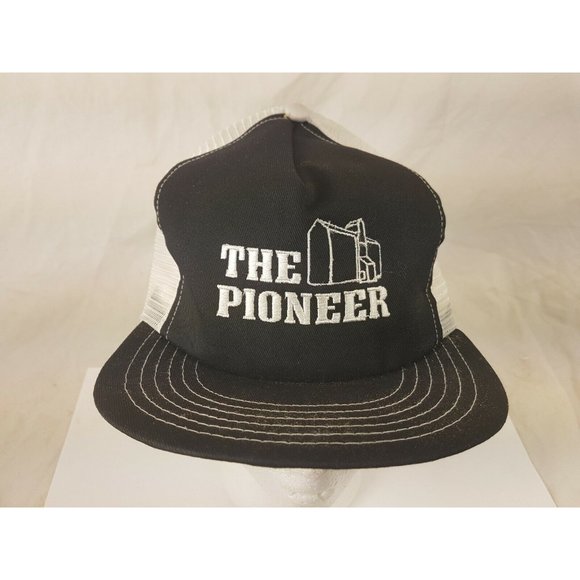 THE PIONEER Cap Trucker Hat Snapback Baseball Vintage retro 80s - Picture 2 of 8